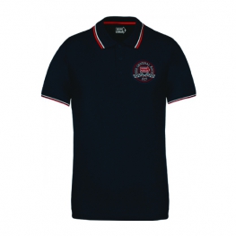 POLO CONTRAST BLU